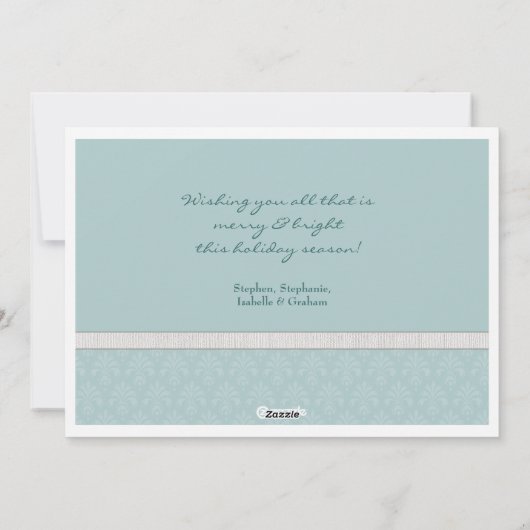 スワーかわいらしルシーズンのグリーティングホリデーフォトカード シーズンカード (裏面)