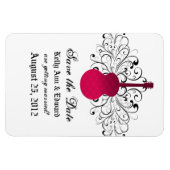 スワーズギター日付磁石を保存するピンク マグネット (横)