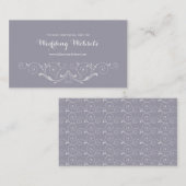 スワーズグビクトリアンレーヴィンテージ結婚式のウェブサイト エンクロージャーカード (正面/裏面)