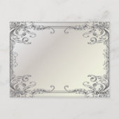 スワーズパールホワイトヴィンテージ感謝していウェディングユー ポストカード (裏面)