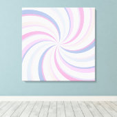 スワーズピンクブルーピーチ キャンバスプリント (インサイチュ (ウッドフロア))