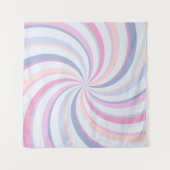 スワーズピンクブルーピーチ タペストリー (正面(横))