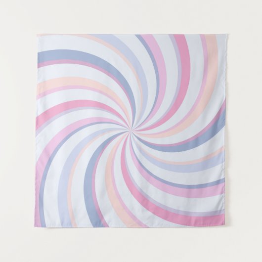 スワーズピンクブルーピーチ タペストリー (正面)