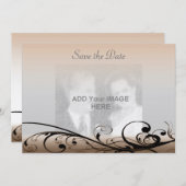 スワーズ日付保存招待状 セーブザデート (正面/裏面)