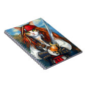 スワーバックラー海賊 | ファンタジーキャラクター芸術 ノートブック (右側)