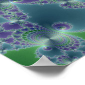 スワーラー – フラクタルポスター ポスター (角)