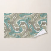 スワーリングヘレス4エメラルドグリーンバスルームのタオルセット バスタオルセット (ハンドタオル)