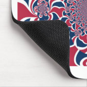 スワーリング万華鏡のように千変万化するパターンアートプリント マウスパッド (コーナー)