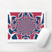 スワーリング万華鏡のように千変万化するパターンアートプリント マウスパッド (マウス)