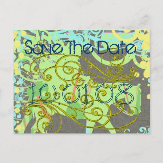 スワールで日付はがきを保存する西の馬 案内ポストカード (正面)