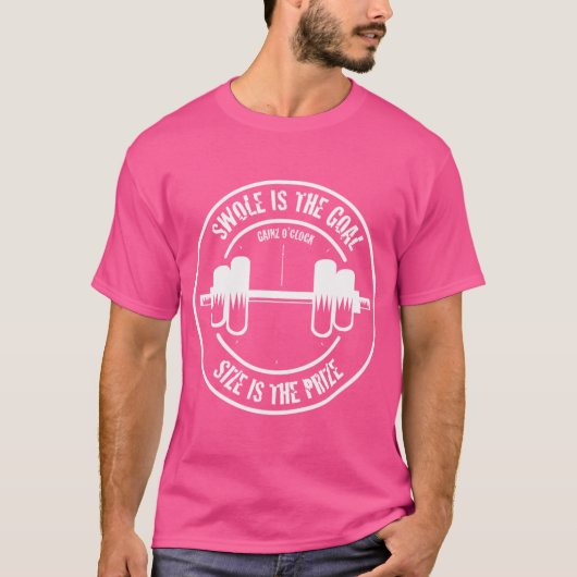スワールはゴールサイズは賞金 Tシャツ (正面)