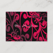 スワールエレガント名刺 – 紫 –  名刺 (裏面)