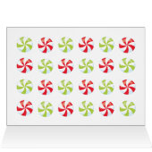 スワールキャンディパーソナライズされたクリスマス小妖精や小人 (内部横(上))