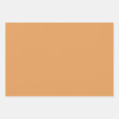 スワールキャンディ棒つきキャンデーブラウンハッピー感謝祭 ラッピングペーパーシート (正面3)