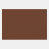 スワールキャンディ棒つきキャンデーブラウンハッピー感謝祭 ラッピングペーパーシート (正面2)