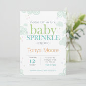 スワールクラウドベビー散布招待状 招待状 (スタンド正面)