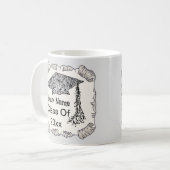 スワールグラッドキャップ卒業マグ コーヒーマグカップ (正面左)