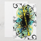 スワールグランジクラリネット 便箋 (正面/裏面)