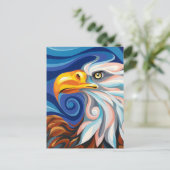 スワールスピリッツ鷲はがきスピリットパワー動物 ポストカード (スタンド正面)