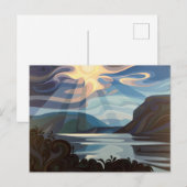 スワールスピリッツShuswapレイクハガキCanada自然 ポストカード (正面/裏面)