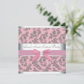 スワールダマスクピンクとグレースウィート16パーティー 招待状 (スタンド正面)