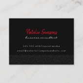 スワールトリムスクリップモノグラム 名刺 (裏面)