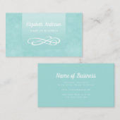 スワールパエレガントステルブルー連絡ビジョニング 名刺 (正面/裏面)