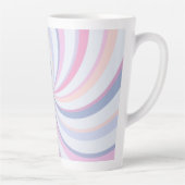 スワールピンクブルーピーチ カフェラテマグ (右)