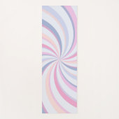 スワールピンクブルーピーチ ヨガマット (正面)