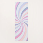 スワールピンクブルーピーチ ヨガマット (裏面)