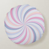 スワールピンクブルーピーチ ラウンドクッション (裏面)