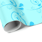 スワールフローラアートデザインラッピング紙 ラッピングペーパー (ロールコーナー)