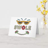 スワールボディビル カード (黄色い花)