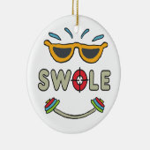 スワールボディビル セラミックオーナメント (右)