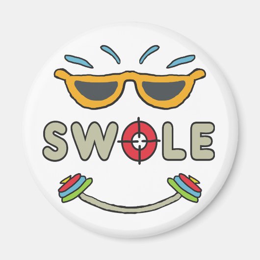 スワールボディビル マグネット (正面)