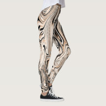 スワールモダンズ水彩茶色の黒いパターン