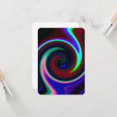 スワールレトロネオン カード (正面/裏面インサイチュ)