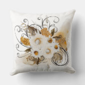 スワール付き秋の花束 クッション (裏面)