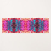 スワール抽象芸術カラフル ヨガマット (正面(横))