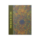 スワール熱狂するカスタマイズ可能なジョッターまたはメモ帳 ノートパッド (回転)