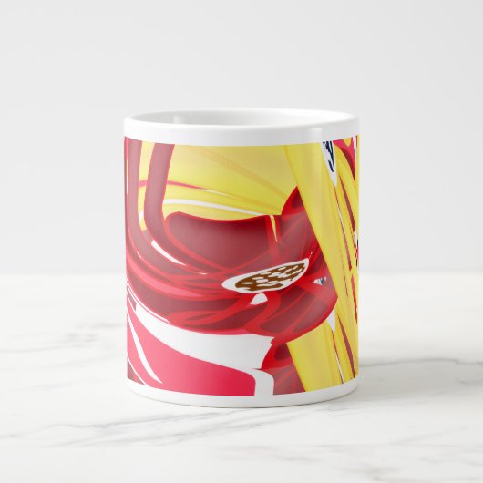スワール コーヒーマグ ジャンボコーヒーマグカップ (正面)