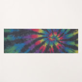 スワール&ストライプ絞り染め ヨガマット (正面(横))