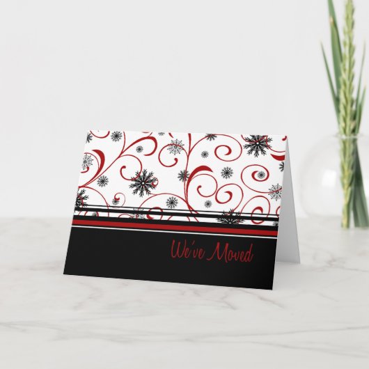 スワール&スノー新着クリスマスカード シーズンカード (正面)