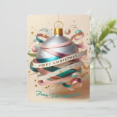 スワール リボン オーナメント シーズンカード (スタンド正面)