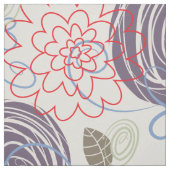 スワール&葉ズ&花織物 ファブリック (見本)