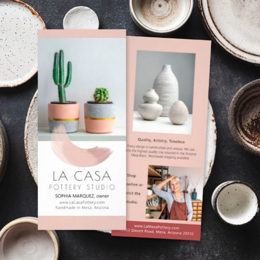 スワ絵を描ッシュクリエイティブマーケティング ラックカード