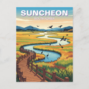 スンチョン韓国 ポストカード