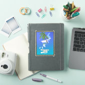 スンバ島インドネシアの旅行マップ シール (iPadカバー)