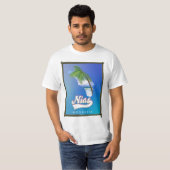 スンバ島インドネシアの旅行マップ Tシャツ (正面フル)