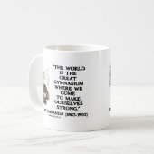スヴァミヴィベカナンダ素晴らし世界体育館ストロング コーヒーマグカップ (正面左)